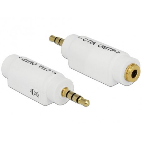 DeLOCK 65590 adattatore per inversione del genere dei cavi 3.5mm Bianco (65590)