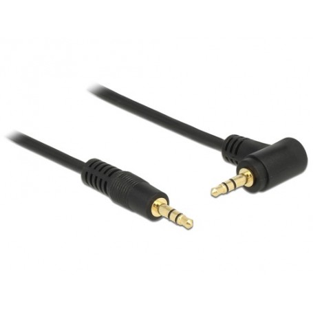 DeLOCK 2m 3.5mm M/M cavo audio Nero (83756)
