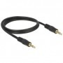 DeLOCK 83435 cavo audio 1 m 3.5mm Nero (83435)