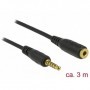 DeLOCK 85703 cavo audio 3 m 3.5mm Nero (85703)