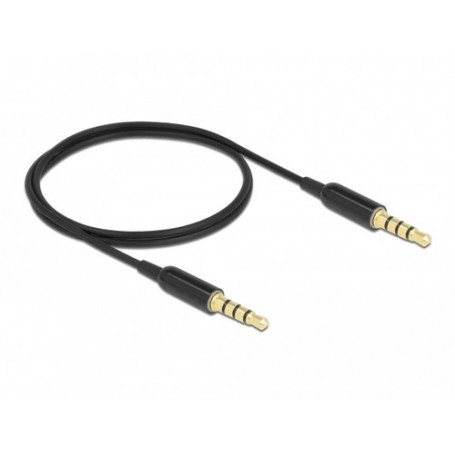 DeLOCK 66075 cavo audio 0,5 m 3.5mm Nero (66075)
