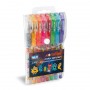Niji 61787 penna gel Penna in gel con cappuccio Multicolore 8 pz (61787)