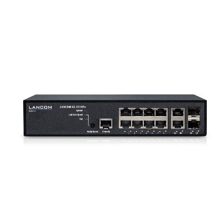 Lancom Systems GS-2310P+ Gestito L2 Gigabit Ethernet (10/100/1000) Supporto Power over Ethernet (PoE) 1U Nero (61440)