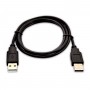 V7 1 m (3,3 piedi) USB A (maschio) a USB A (maschio), nero (V7USB2AA-01M-1E)