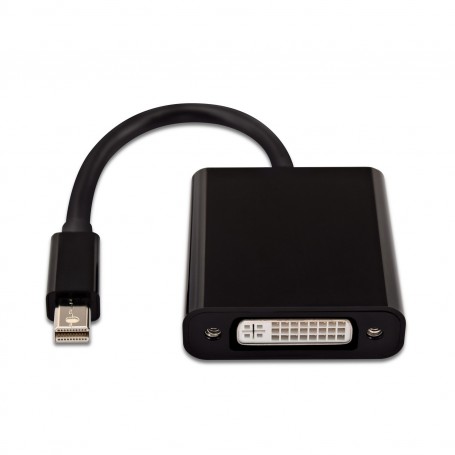 V7 Adaptador negro de vídeo con conector Mini DisplayPort macho a DVI-I hembra (CBL-MD1BLK-5E)