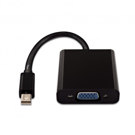 V7 Adaptador negro de vídeo con conector Mini DisplayPort macho a VGA hembra (CBL-MV1BLK-5E)