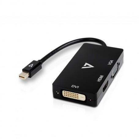 V7 Adattatore Mini DisplayPort (m) a VGA, HDMI o DVI (f) (V7MDP-VGADVIHDMI-1E)