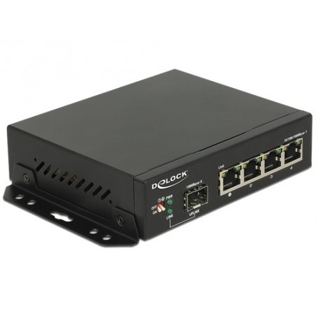 DeLOCK 87704 switch di rete Gigabit Ethernet (10/100/1000) Nero (87704)
