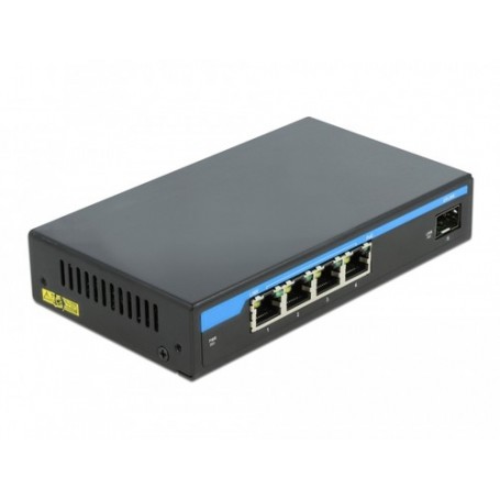 DeLOCK 87765 switch di rete Gigabit Ethernet (10/100/1000) Supporto Power over Ethernet (PoE) Nero (87765)