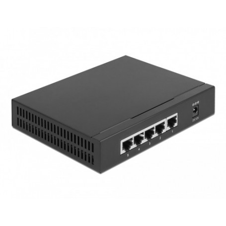 DeLOCK 87781 switch di rete 2.5G Ethernet (100/1000/2500) Nero (87781)