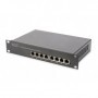 Digitus DN-95317 switch di rete Non gestito Gigabit Ethernet (10/100/1000) Supporto Power over Ethernet (PoE) Grigio (DN-95317)