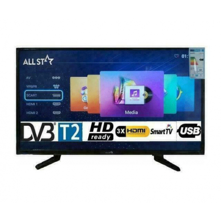 TV LED 55" ALL STAR 4K ASSTV554K SMART TV ITALIA BLACK (ASSTV554K_PROMO)