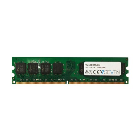 V7 1GB DDR2 PC2-5300 667Mhz DIMM Desktop Módulo de memoria - V753001GBD (V753001GBD)