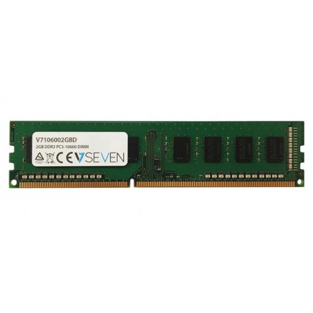 V7 2GB DDR3 PC3-10600 - 1333mhz DIMM Desktop Módulo de memoria - V7106002GBD (V7106002GBD)