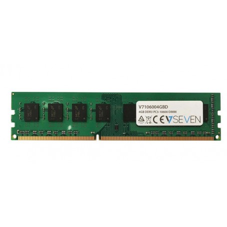 V7 4GB DDR3 PC3-10600 - 1333mhz DIMM Desktop Módulo de memoria - V7106004GBD (V7106004GBD)