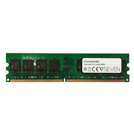 V7 4GB DDR2 PC2-6400 800Mhz DIMM Desktop Módulo de memoria - V764004GBD (V764004GBD)