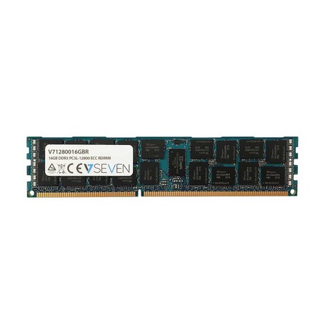 V7 16GB DDR3 PC3-12800 - 1600mhz SERVER ECC REG Server Módulo de memoria - V71280016GBR (V71280016GBR)