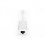 Digitus DA-70250-1 hub di interfaccia USB 3.2 Gen 1 (3.1 Gen 1) Type-A 1000 Mbit/s Argento, Bianco (DA-70250-1)