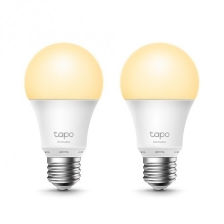Tapo L510E(2-pack) Lampadina intelligente 8,7 W Metallico, Bianco Wi-Fi (L510E(2-PACK))