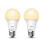 Tapo L510E(2-pack) Lampadina intelligente 8,7 W Metallico, Bianco Wi-Fi (L510E(2-PACK))