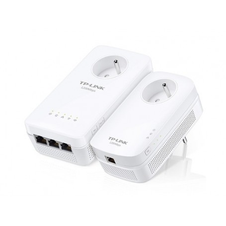TP-LINK AV1200 1200 Mbit/s Collegamento ethernet LAN Wi-Fi Bianco 2 pz (TL-WPA8635P KIT)
