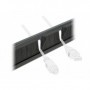 DeLOCK 66345 porta accessori Pannello spazzolato (66345)