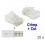 DeLOCK 86451 cavo di collegamento RJ-45 Trasparente (86451)