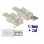 DeLOCK 86454 cavo di collegamento RJ-45 Trasparente (86454)