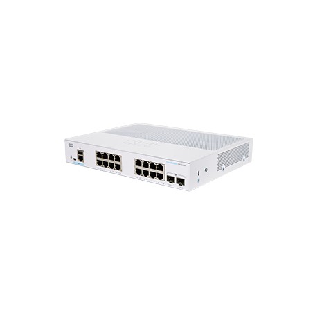 Cisco CBS350-16T-2G-EU switch di rete Gestito L2/L3 Gigabit Ethernet (10/100/1000) Argento (CBS350-16T-2G-EU)