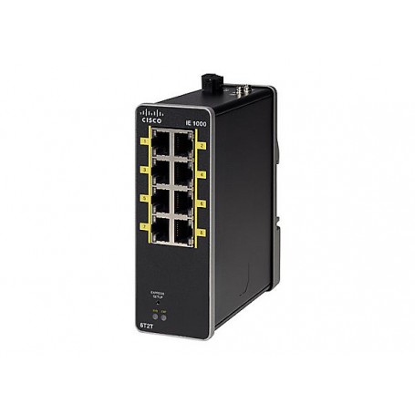 Cisco IE-1000-6T2T-LM switch di rete Gestito Fast Ethernet (10/100) Nero (IE-1000-6T2T-LM)