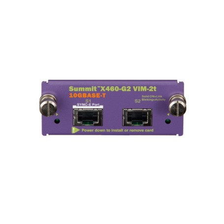 Extreme networks X460-G2 VIM-2t modulo del commutatore di rete 10 Gigabit Ethernet (16712)