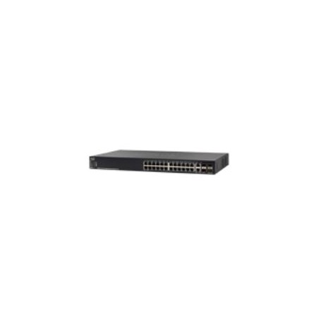Cisco SG550X-24P-K9 Gestito L3 Gigabit Ethernet (10/100/1000) Supporto Power over Ethernet (PoE) 1U Nero (SG550X-24P-K9-EU)