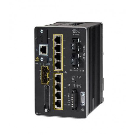 Cisco IE-3200-8P2S-E switch di rete Gestito L2 Fast Ethernet (10/100) Supporto Power over Ethernet (PoE) Nero (IE-3200-8P2S-E)