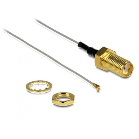 DeLOCK 88812 cavo coassiale 0,2 m MHF III (I-PEX) SMA Grigio (88812)