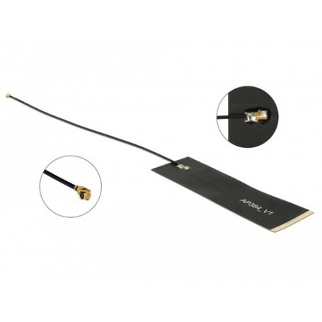 DeLOCK LoRa antenna di rete MHF 1,68 dBi (12540)
