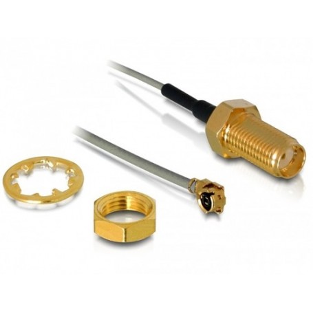 DeLOCK 88419 cavo coassiale 0,2 m Grigio (88419)