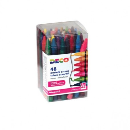 BARATTOLO 48 PZ COLORI A CERA (3450/48B)