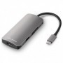 Sharkoon USB 3.0 Type C Multiport Adapter USB 3.2 Gen 1 (3.1 Gen 1) Type-C 5000 Mbit/s Grigio (4044951026715)