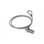 Ednet 64134 cavo di sicurezza Grigio, Argento 1,5 m (64134)