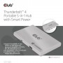 CLUB3D csv-1580 Docking Thunderbolt 4 Argento (CSV-1580)