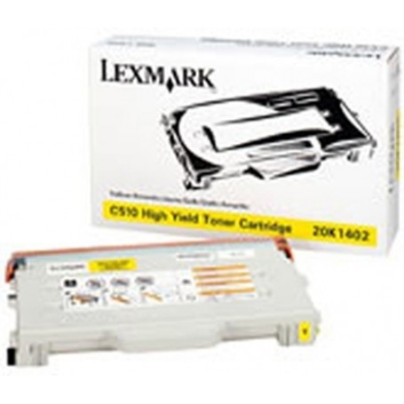 Lexmark C510 Yellow High Yield Toner Cartridge cartuccia toner Originale Giallo (20K1402)