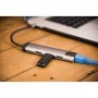 Verbatim 49141 hub di interfaccia USB 3.2 Gen 1 (3.1 Gen 1) Type-C 1000 Mbit/s Nero, Argento (49141)