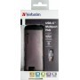 Verbatim 49142 hub di interfaccia USB 3.2 Gen 1 (3.1 Gen 1) Type-C 1000 Mbit/s Nero, Argento (49142)