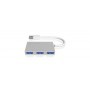 ICY BOX IB-Hub1402 USB 3.2 Gen 1 (3.1 Gen 1) Type-A 5000 Mbit/s Argento (60005)