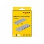 DeLOCK 64078 hub di interfaccia USB 3.2 Gen 1 (3.1 Gen 1) Type-C 5000 Mbit/s Grigio (64078)
