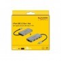 DeLOCK 63252 replicatore di porte e docking station per notebook Cablato USB 3.2 Gen 1 (3.1 Gen 1) Type-C Grigio (63252)