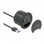 DeLOCK 62794 hub di interfaccia USB 3.2 Gen 1 (3.1 Gen 1) Type-A 5000 Mbit/s Nero (62794)