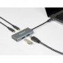 DeLOCK 63260 hub di interfaccia USB 3.2 Gen 2 (3.1 Gen 2) Type-C 10000 Mbit/s Grigio (63260)