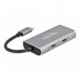 DeLOCK 63260 hub di interfaccia USB 3.2 Gen 2 (3.1 Gen 2) Type-C 10000 Mbit/s Grigio (63260)