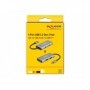 DeLOCK 63260 hub di interfaccia USB 3.2 Gen 2 (3.1 Gen 2) Type-C 10000 Mbit/s Grigio (63260)